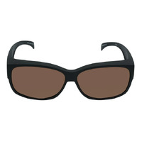 Ugly Fish Fit Overs P108 MBLBR Matte Black / Brown Polarised Lenses