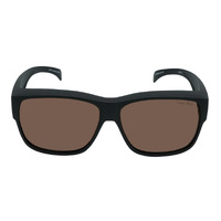 Ugly Fish Fit Overs P208 MBLBR Matte Black / Brown Polarised Lenses