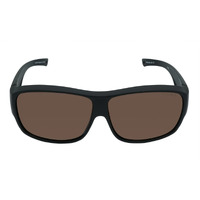 Ugly Fish Fit Overs P308 MBLBR Matte Black / Brown Polarised Lenses