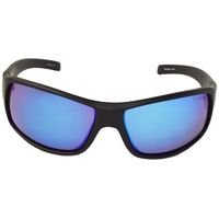 Mangrove Jacks Layback C8 Matte Black / Ice Blue Revo Polarised Lenses