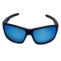 Mangrove Jacks Lockhart C8 Matte Black / Smoke w Ice Blue Revo Polarised Lenses