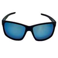 Mangrove Jacks Mulgrave C8 Matte Black / Smoke w Ice Blue Revo Polarised Lenses