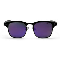 Mangrove Jacks Kids MJK72 C4 Shiny Black w Gunmetal / Smoke w Purple Revo Polarised Lenses