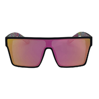 Mangrove Jacks What You Need C6 Matte Black / Pink Revo Polarised Lenses