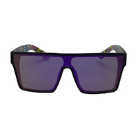 Mangrove Jacks What You Need C7 Matte Black / Purple Revo Polarised Lenses