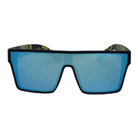 Mangrove Jacks What You Need C8 Matte Black / Ice Blue Revo Polarised Lenses