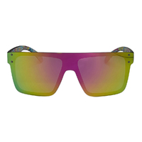 Mangrove Jacks Never Say Never C6 Matte Black / Pink Revo Polarised Lenses