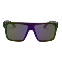 Mangrove Jacks Never Say Never C7 Matte Black / Purple Revo Polarised Lenses