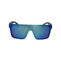 Mangrove Jacks Never Say Never C8 Matte Black / Ice Blue Revo Polarised Lenses