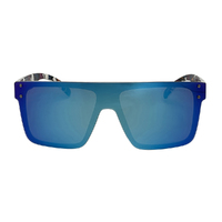 Mangrove Jacks Never Say Never C10 Shiny White / Ice Blue Revo Polarised Lenses