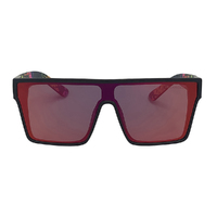 Mangrove Jacks Sin by The Sea C3 Matte Black / Red Revo Polarised Lenses