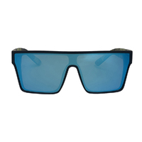 Mangrove Jacks Sin by The Sea C8 Matte Black / Ice Blue Revo Polarised Lenses