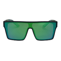 Mangrove Jacks Sin by The Sea C11 Matte Black / Green Revo Polarised Lenses