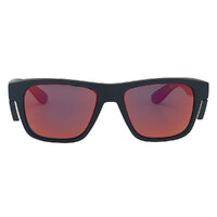 Mangrove Jacks Hot Fusion C3 Matte Black / Red Revo Polarised Lenses