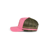 Ringers Western McCoy Trucker Cap Pink Melon/Army OSFM