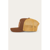 Ringers Western Awol Trucker Cap Chocolate/Mustard OSFM