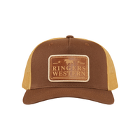 Ringers Western Awol Trucker Cap Chocolate/Mustard OSFM