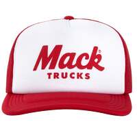 American Needle Mack Trucks Big Red Roscoe Foamy Trucker White / Red OSFA AMAC761-WRED-OSFA