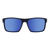 Dirty Dog Volcano 53540 Satin Black / Blue Mirror Polarised Lenses