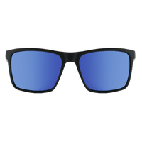 Dirty Dog Droid 53615 Satin Black / Blue Fusion Mirror Polarised Lenses