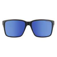 Dirty Dog Yolo 53763 Satin Black / Blue Mirror Polarised Lenses