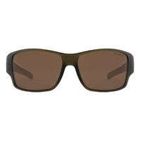 Dirty Dog Hoodoo 53800 Satin Crystal Olive Green / Brown Polarised Lenses