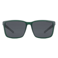 Dirty Dog Vader 53803 Satin Crystal Dark Green / Grey Polarised Lenses