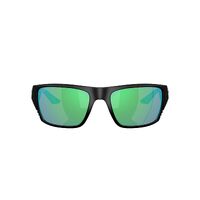 Costa Del Mar Finlet 6S9118 911802-59 Matte Black / Green Mirror Polarised Lenses