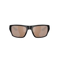 Costa Del Mar Finlet 6S9118 911803-59 Matte Black / Copper Silver Mirror Polarised Lenses