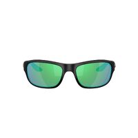 Costa Del Mar Clipperton 6S9119 911902-58 Matte Black / Green Mirror Polarised Lenses