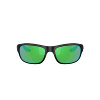 Costa Del Mar Clipperton 6S9119 911905-58 Matte Black / Green Mirror Polarised Lenses