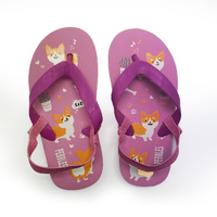 Rocko's Pebbles Thongs Pink Foxes Available In A Variety Of Sizes