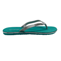 Rockettes Platinum Weave Thongs Aqua & Silver Available In A Variety Of Sizes