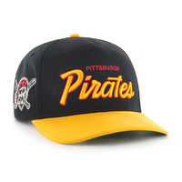 47 Brand Pittsburgh Pirates Cooperstown Black Crosstown Basic Two Tone 47 HITCH