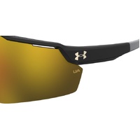 Under Armour UA Levelup 2M2 2B 99 Black Gold / Gold Mirror Lenses