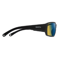 Smith Hookset 124 QG 62 Matte Black Silver / Blue Mirror Polarised Lenses