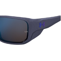 Under Armour UA Attack MD TZQ W1 60 Metallic Blue / Blue Mirror Lenses