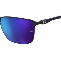 Under Armour UA Retained/G 0VK T5 61 Matte Black Blue / Green Mirror Lenses