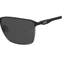 Under Armour UA Retained/G RZZ M9 61 Matte Black Dark Ruthenium / Grey Polarised Lenses