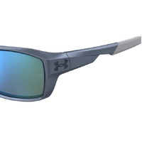 Under Armour UA Fanatical 09V Z0 58 Grey Blue / Blue Mirror Lenses