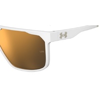 Under Armour UA Define/G 7JX VP 99 Matte White Gold / Gold Mirror Lenses