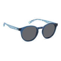 Polaroid Kids PLD 8061/S ZX9 M9 46 Blue Azure / Grey Polarised Lenses