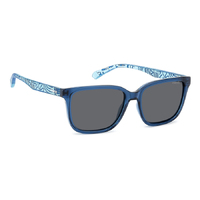 Polaroid Kids PLD 8063/S ZX9 M9 49 Blue Azure / Grey Polarised Lenses