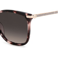 Carolina Herrera HER 0261/G/S HT8 HA 55 Pink Havana / Brown Gradient Lenses