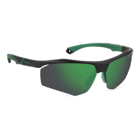 Polaroid Sport PLD 7055/S 3OL 78 68 Matte Black Green / Green Mirror Polarised Lenses