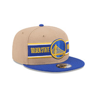 New Era Golden State Warriors 9Fifty Draft 2024 Camel Khaki OSFM