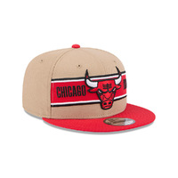 New Era Chicago Bulls 9Fifty Draft 2024 Camel Khaki OSFM