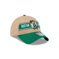 New Era Boston Celtics 9Twenty Draft 2024 Camel Khaki OSFM