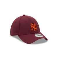 New Era New York Yankees 39Thirty Blood Orange Maroon L/XL