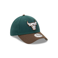 New Era Chicago Bulls 39Thirty Forest Dark Green L/XL